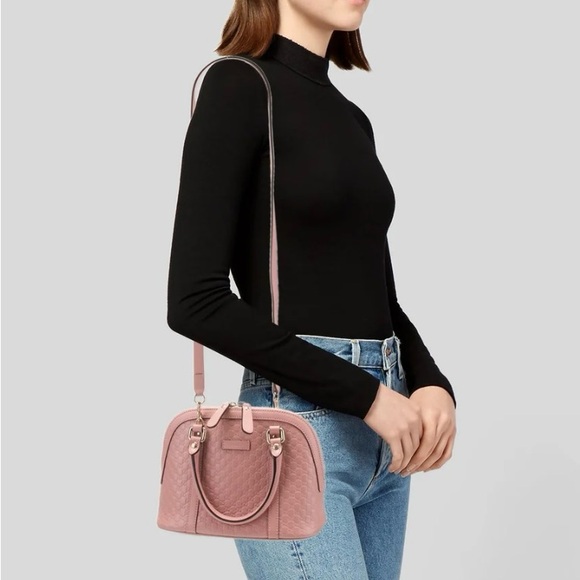 Gucci Handbags - Gucci Pink Handbag - Microguccissima Dome Mini
